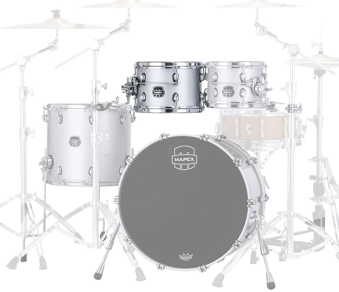 Mapex Saturn Evolution Birch Blend 10" x 7" Tom In Iridium Silver