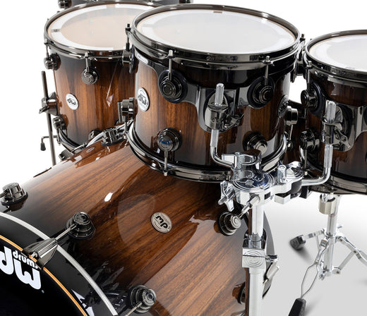 DW Collector s Series 6 Piece Shell Pack in Candy Black Burst over Mon Drum Shop