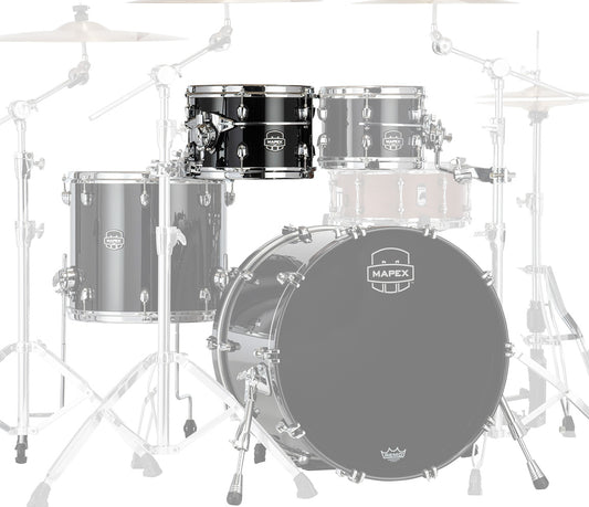 Mapex Saturn Evolution Maple Blend 10" x 7" Tom In Piano Black