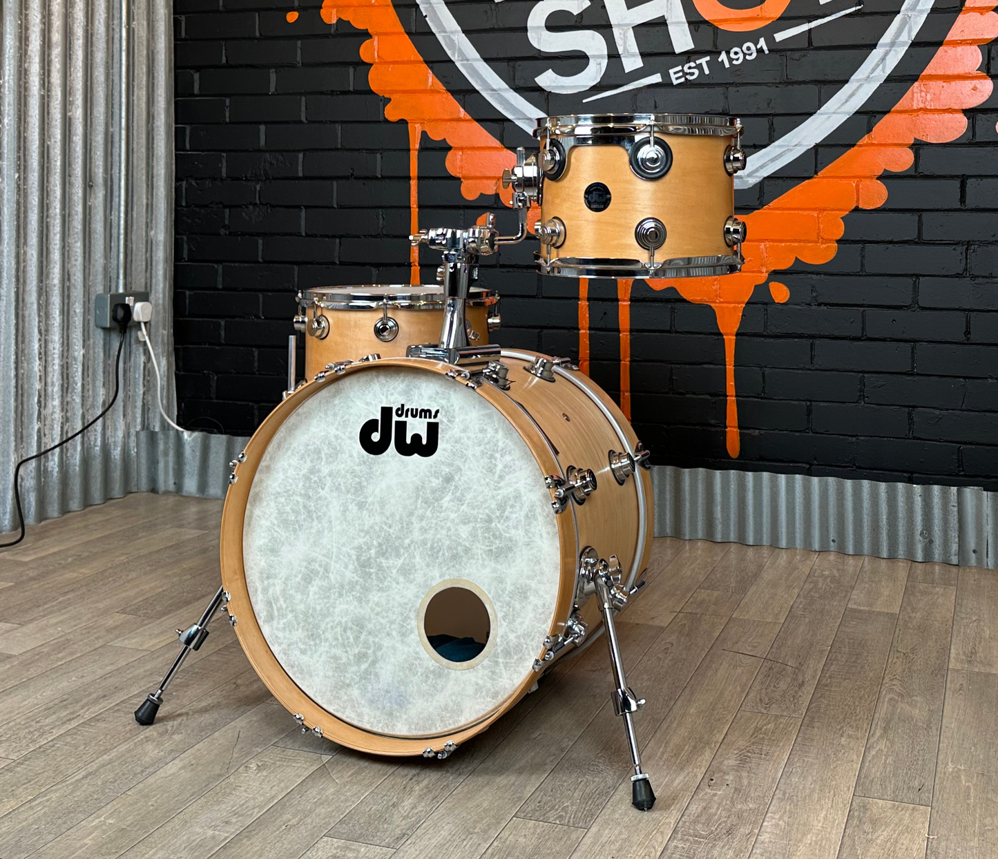 Pre Loved DW Collectors Series 20" 3-Piece Shell Pack in Natural