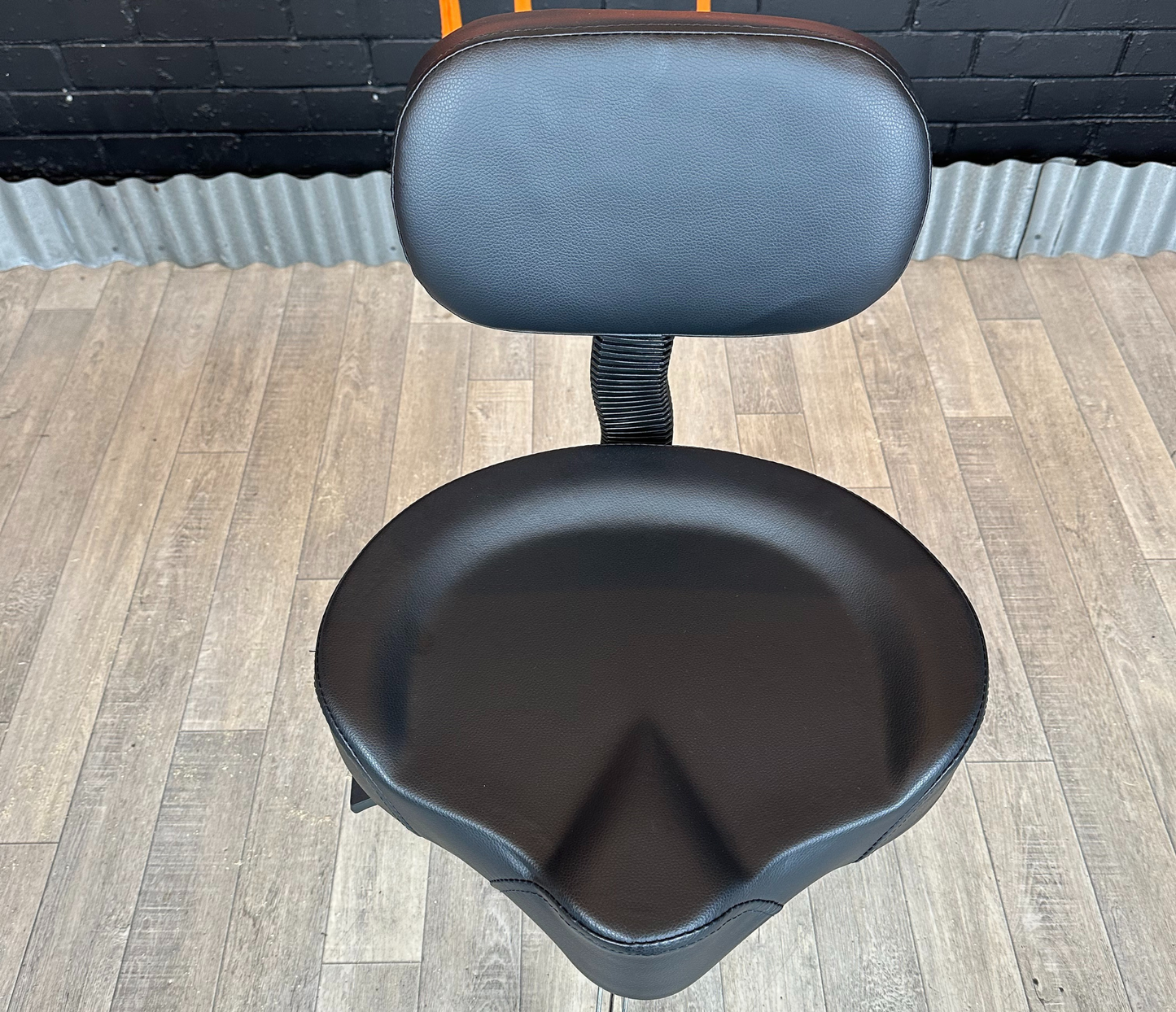 Pre Loved Gas Lift Drum Throne with Back Rest