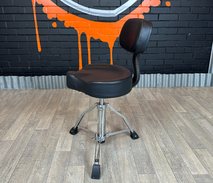 Pre Loved Gas Lift Drum Throne with Back Rest