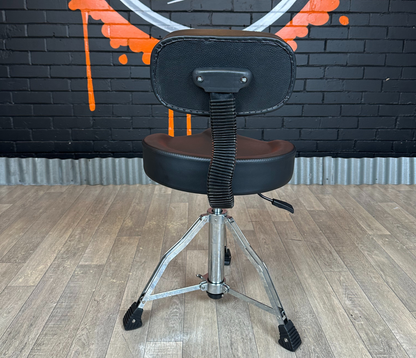 Pre Loved Gas Lift Drum Throne with Back Rest