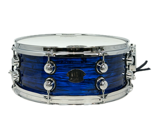 Pre Loved Natal Arcadia 14" x 5.5" Snare Drum In Blue Oyster
