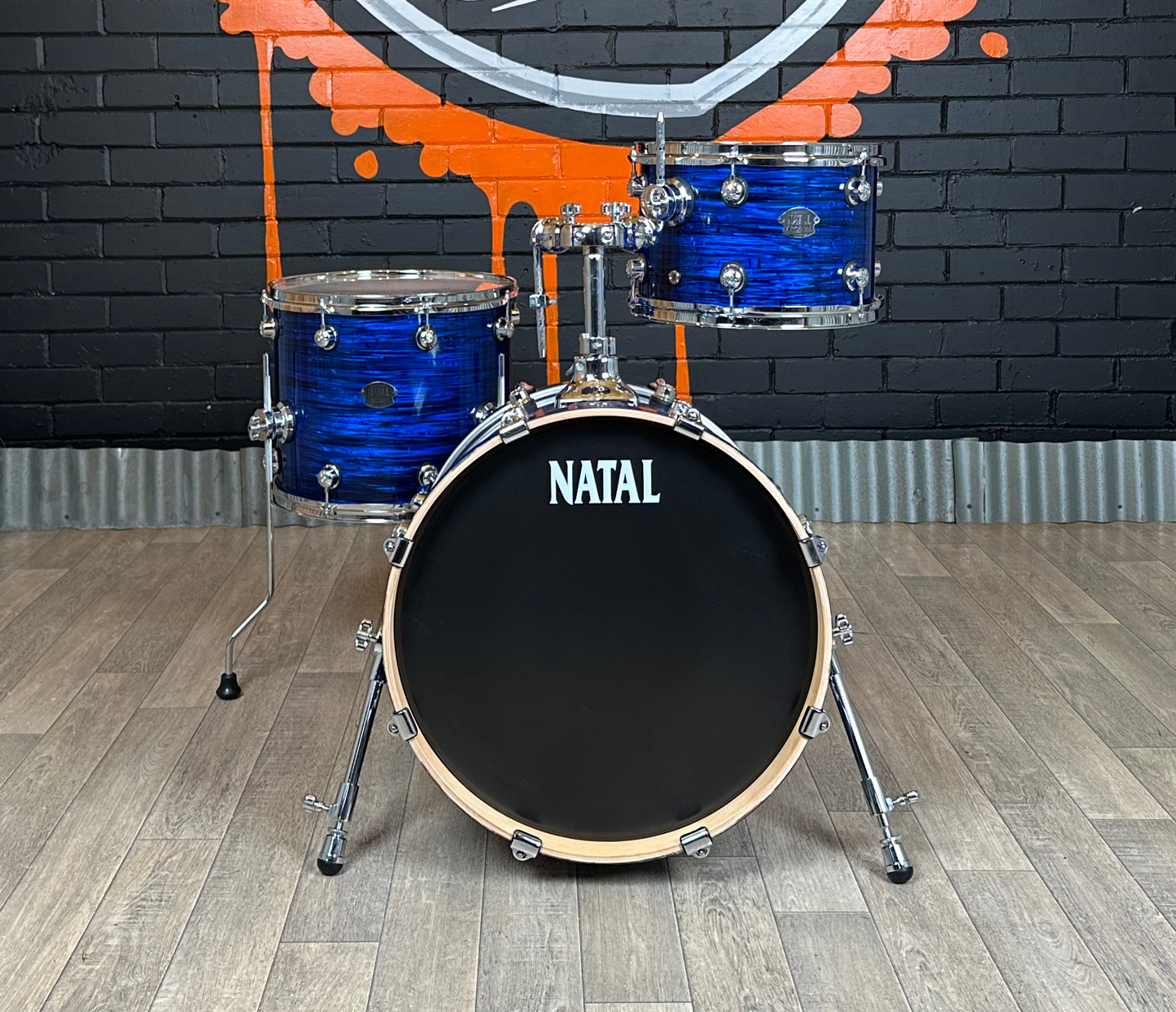 Pre Loved Natal 65 18" 3-Piece Shell Pack In Blue Oyster