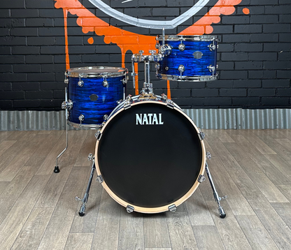 Pre Loved Natal 65 18" 3-Piece Shell Pack In Blue Oyster