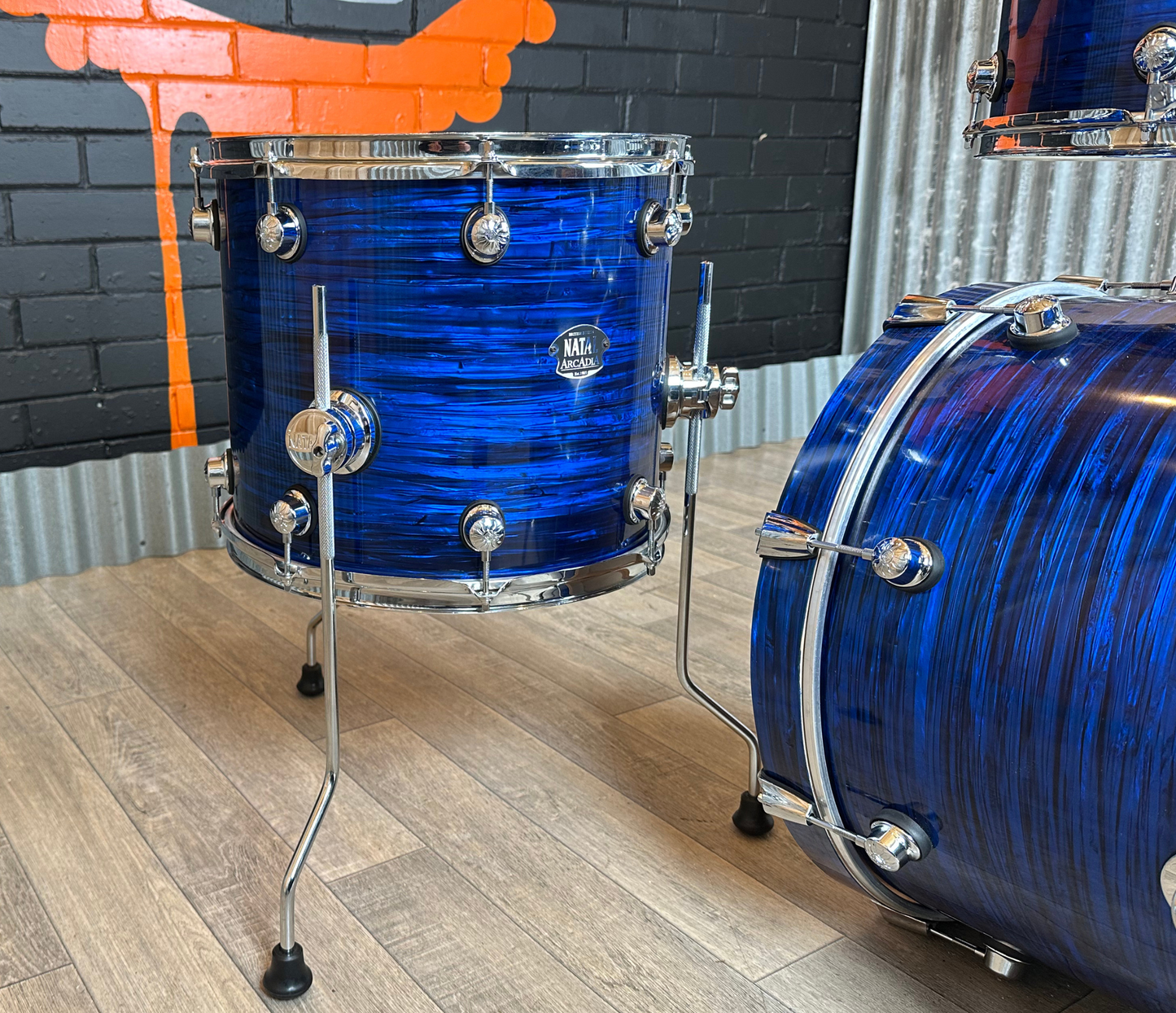 Pre Loved Natal 65 18" 3-Piece Shell Pack In Blue Oyster