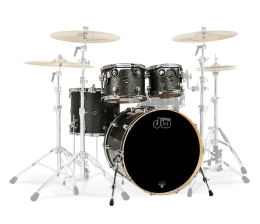 DW Performance Series 4-Piece Shell Pack in Pewter Sparkle
