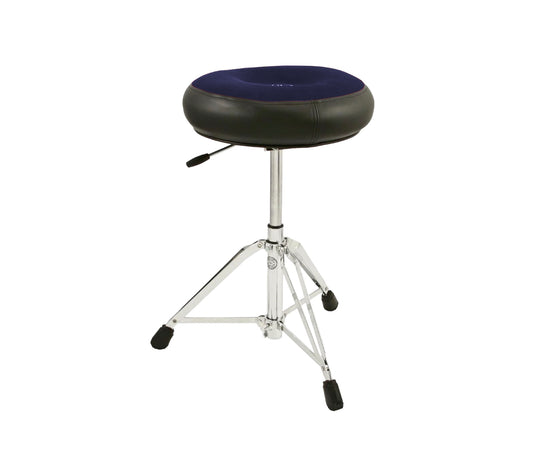 Roc N Soc Extended Lunar Throne with Round Seat (22" - 32") in Blue