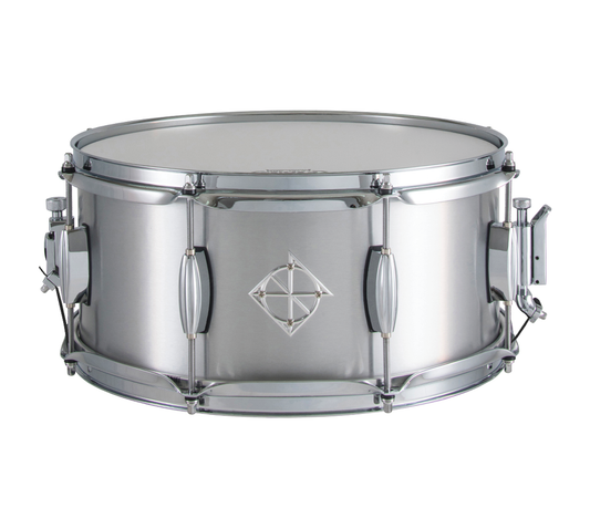 Dixon Artisan 14" x 6.5" Seamless Aluminum Snare Drum in Satin Natural Finish