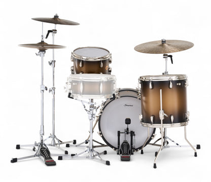 Slingerland Radio King 18" 3-Piece Shell Pack in Black & Gold Lacquer 18/12/15