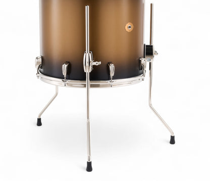Slingerland Radio King 18" 3-Piece Shell Pack in Black & Gold Lacquer 18/12/18