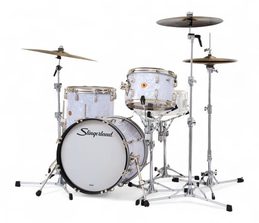 Slingerland Radio King 18" 3-Piece Shell Pack in White Marine Pearl 18/12/14