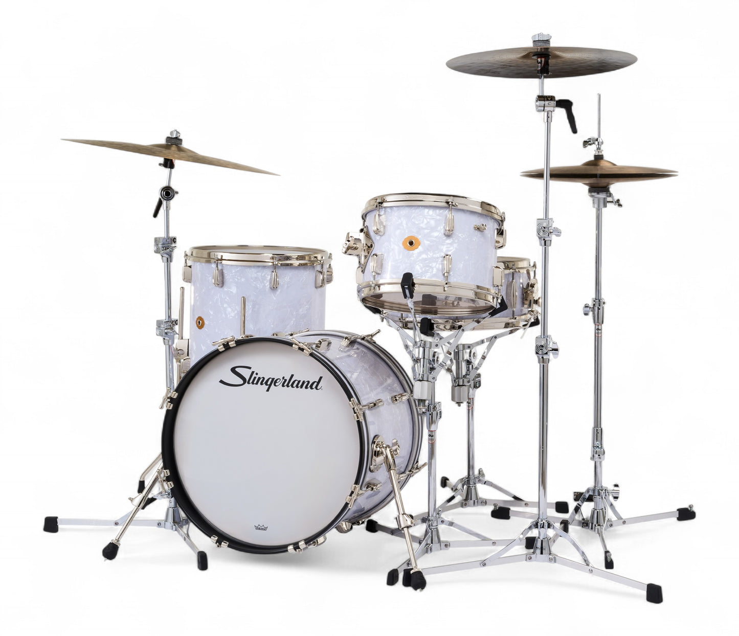 Slingerland Radio King 18" 4-Piece Shell Pack w/ Snare in White Marine Pearl 18/12/14/5.5sn