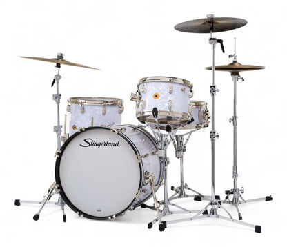 Slingerland Radio King 20" 4-Piece Shell Pack w/ Snare in White Marine Pearl 20/12/14/5.5sn