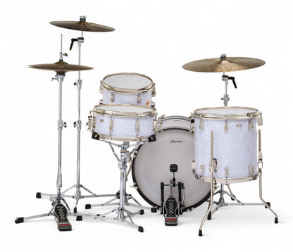Slingerland Radio King 20" 4-Piece Shell Pack w/ Snare in White Marine Pearl 20/12/14/5.5sn