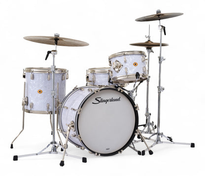 Slingerland Radio King 20" 4-Piece Shell Pack w/ Snare in White Marine Pearl 20/12/14/5.5sn