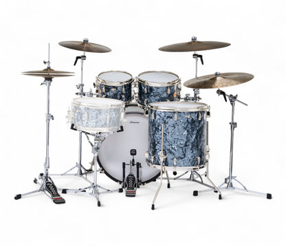 Slingerland Radio King 22" 4-Piece Shell Pack in Black Diamond Pearl 22/10/12/17