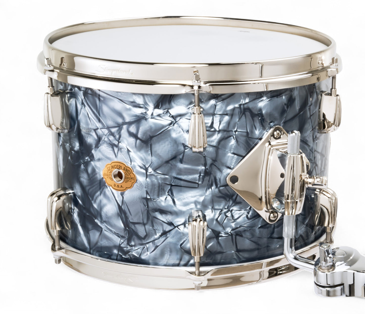 Slingerland Radio King 22" 4-Piece Shell Pack w/ Snare in Black Diamond Pearl 22/13/16/6.5sn