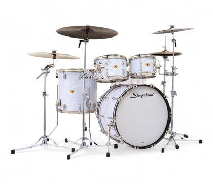 Slingerland Radio King 22" 4-Piece Shell Pack in White Marine Pearl 22/10/12/19