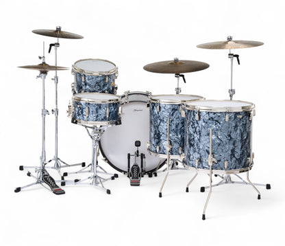 Slingerland Radio King 24" w/ Snare 5-Piece Shell Pack in Black Diamond Pearl 24/13/16/18/6.5sn