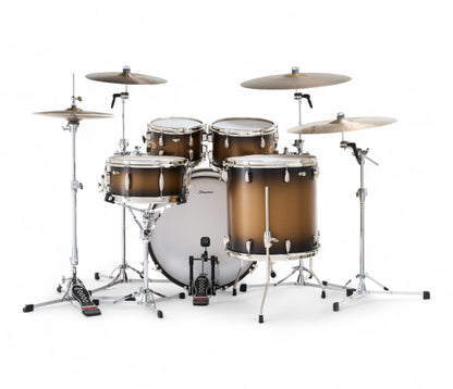 Slingerland Radio King 22" 5-Piece Shell Pack w/ Snare in Black & Gold Lacquer 22/10/12/16/6.5sn