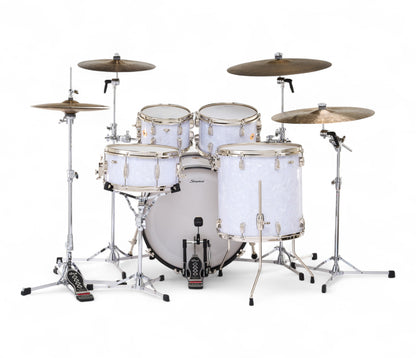 Slingerland Radio King 22" 5-Piece Shell Pack w/ Snare in White Marine Pearl 22/10/12/16/6.5sn