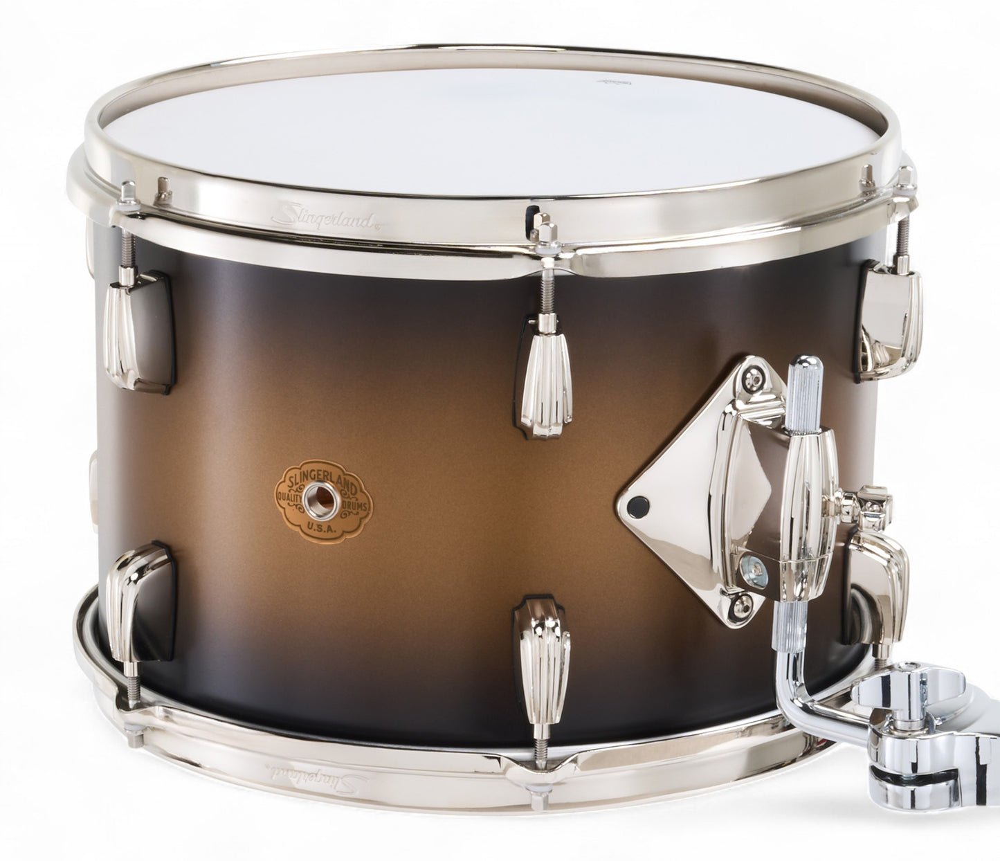 Slingerland Radio King 24" 3-Piece Shell Pack in Black & Gold Lacquer 24/13/19