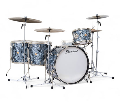 Slingerland Radio King 24" 4-Piece Shell Pack in Black Diamond Pearl 24/13/16/23