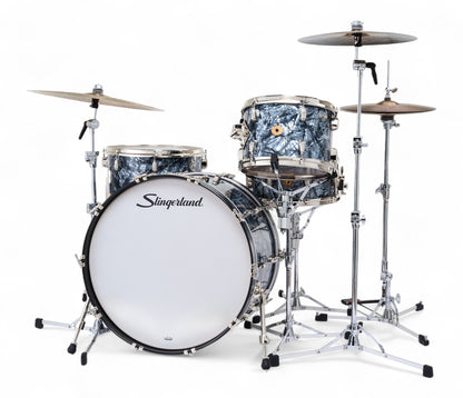 Slingerland Radio King 24" 4-Piece Shell Pack in Black Diamond Pearl 24/13/16/6.5sn