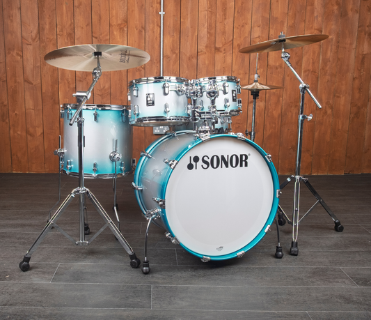 Sonor AQ2 Stage Set 5-Piece 22" Shell Pack with Hardware in Aqua Silver Burst