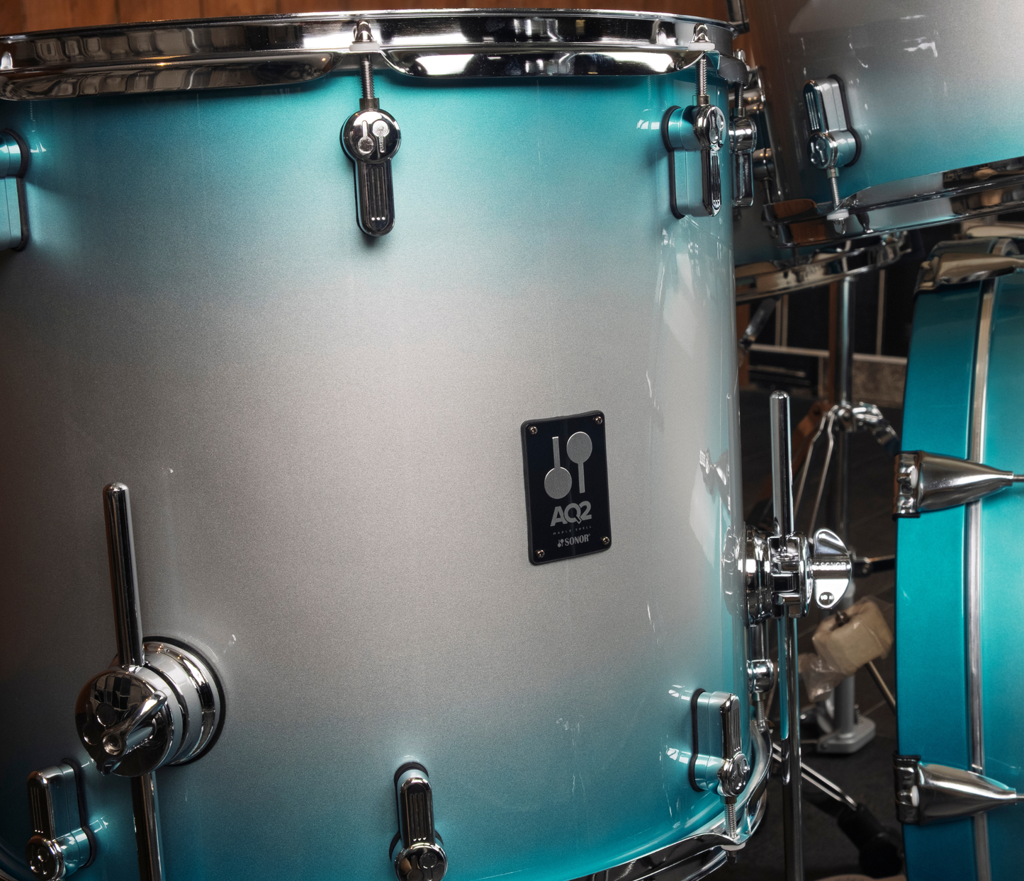 Sonor AQ2 Stage Set 5-Piece 22" Shell Pack in Aqua Silver Burst