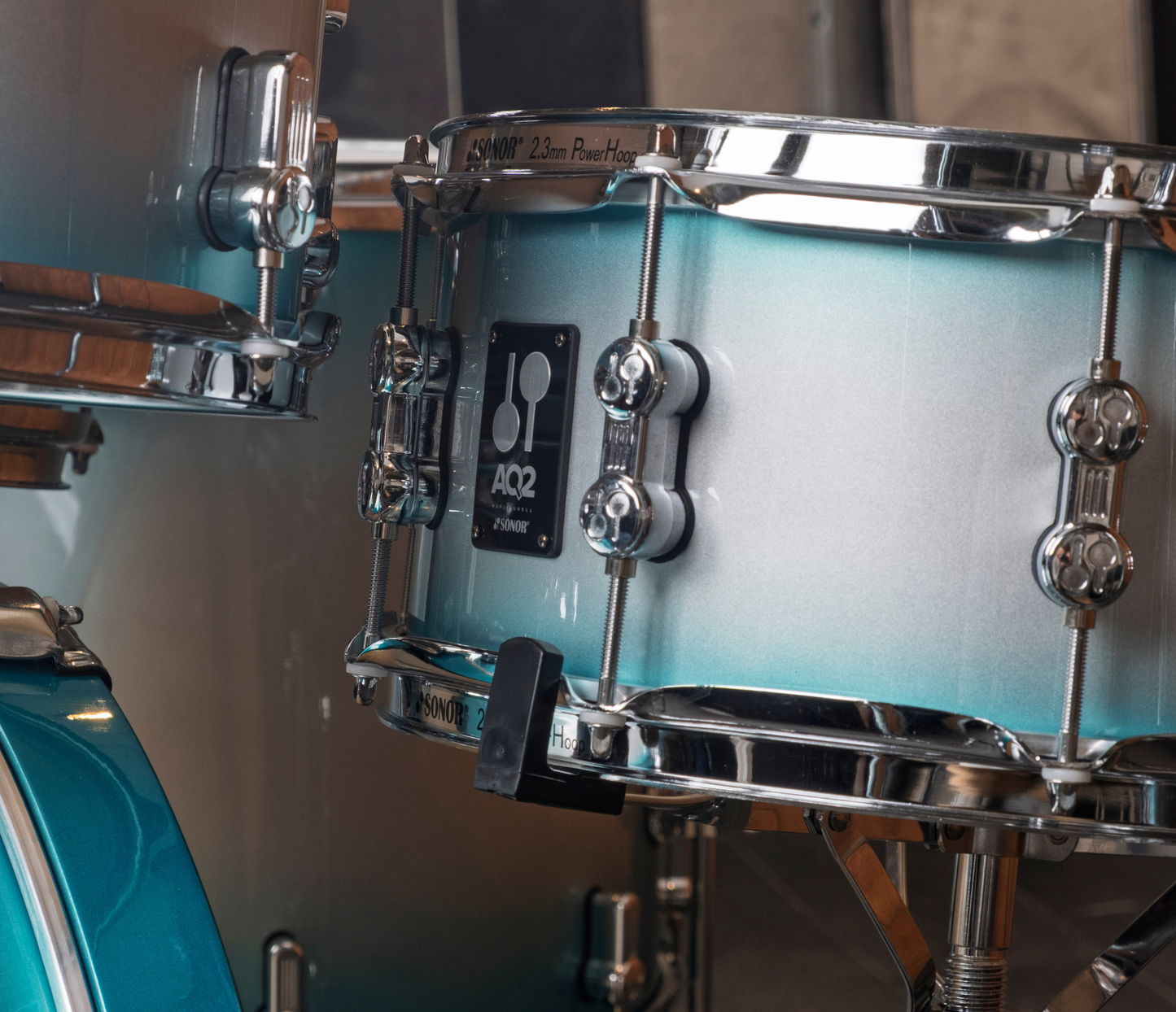 Sonor AQ2 Stage Set 5-Piece 22" Shell Pack in Aqua Silver Burst