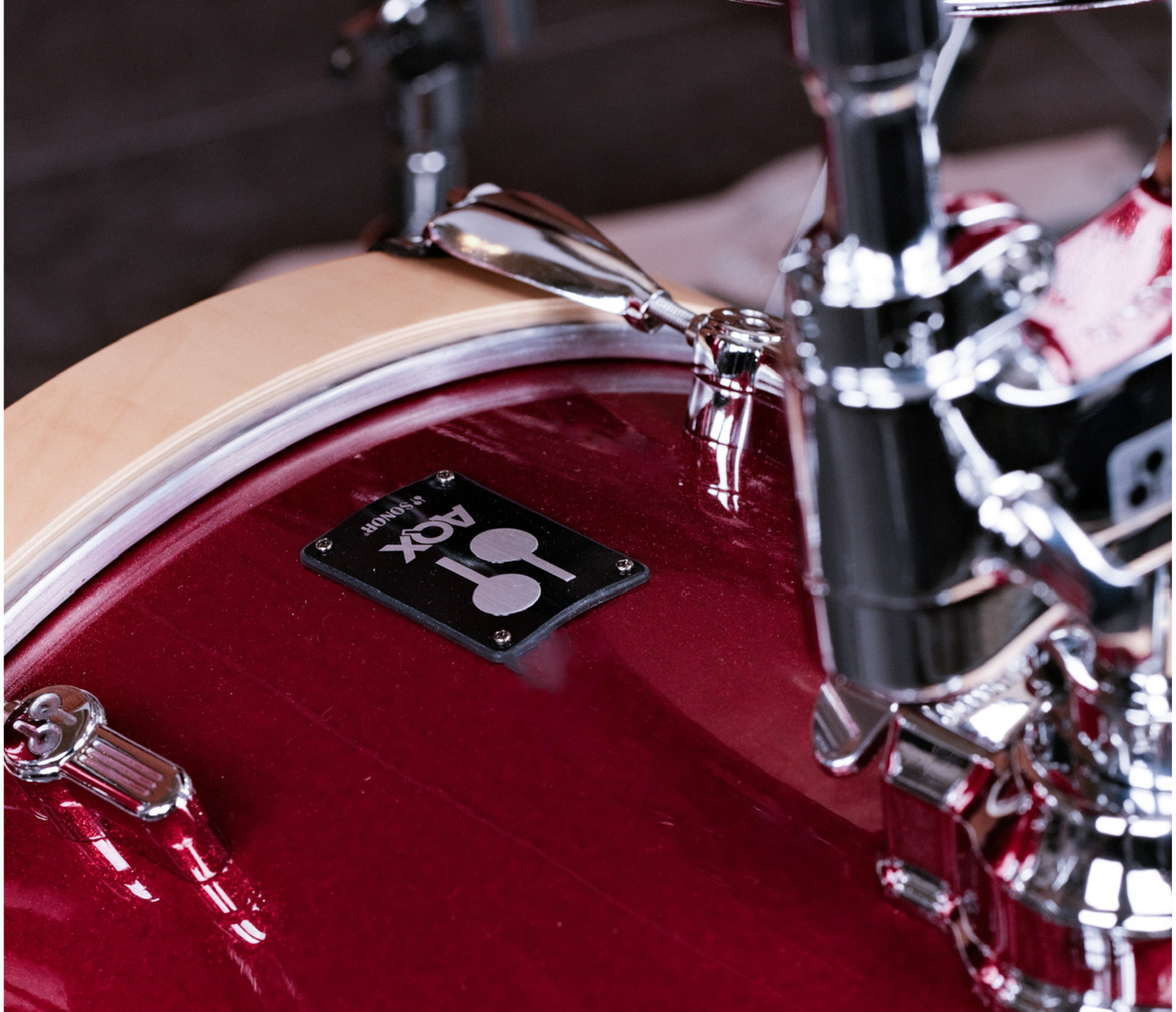 Sonor AQX Jazz Shell Pack In Red Moon Sparkle