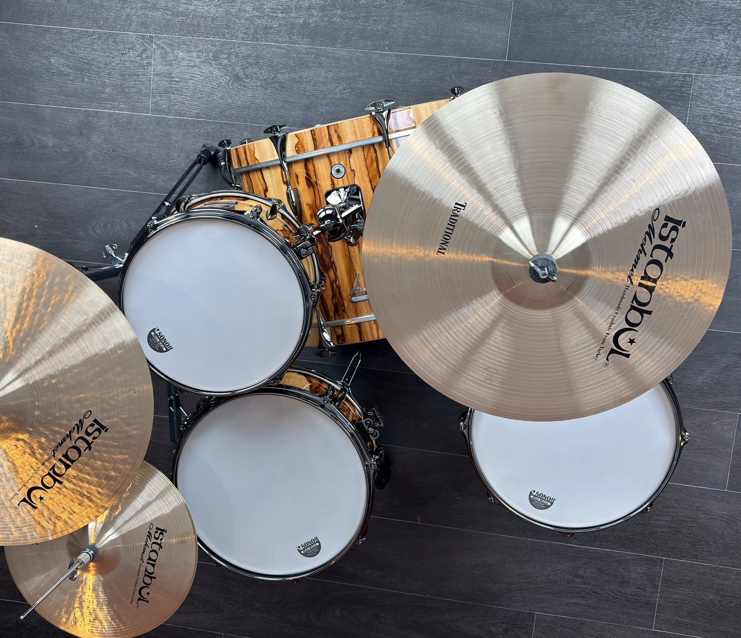 Sonor Craftsman Collection 20" 4-Piece Shell Pack in Vintage African Marble