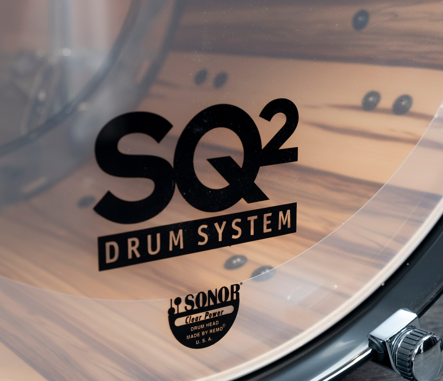 SONOR SQ2 22" 4-piece Shell Pack In American Walnut Violet Burst High Gloss