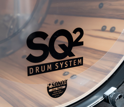 SONOR SQ2 22" 4-piece Shell Pack In American Walnut Violet Burst High Gloss