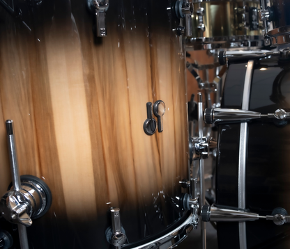 SONOR SQ2 22" 4-piece Shell Pack In American Walnut Violet Burst High Gloss