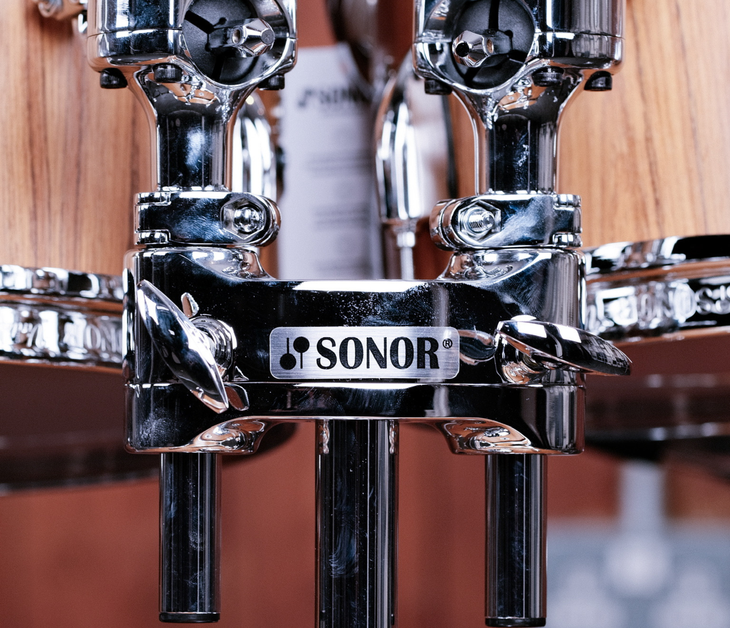 Sonor Vintage Series 20" 4-piece Shell Pack in Teak Semi Gloss