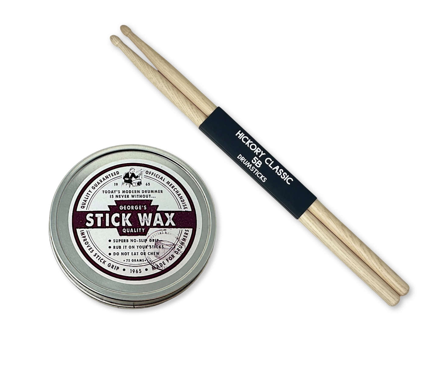 Georges Quality Stick Wax & Free RAW Drumsticks