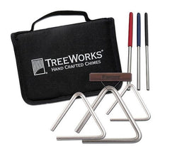 TreeWorks Studio-Grade Triangle Set with Beaters & Bag