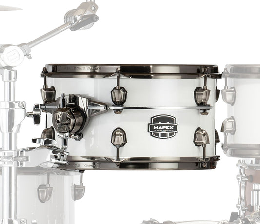 Mapex Saturn Evolution Maple Blend 14" x 6.5" Snare Drum In Polar White
