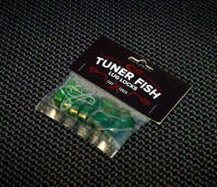 Tuner Fish Lug Locks Green 8 Pack