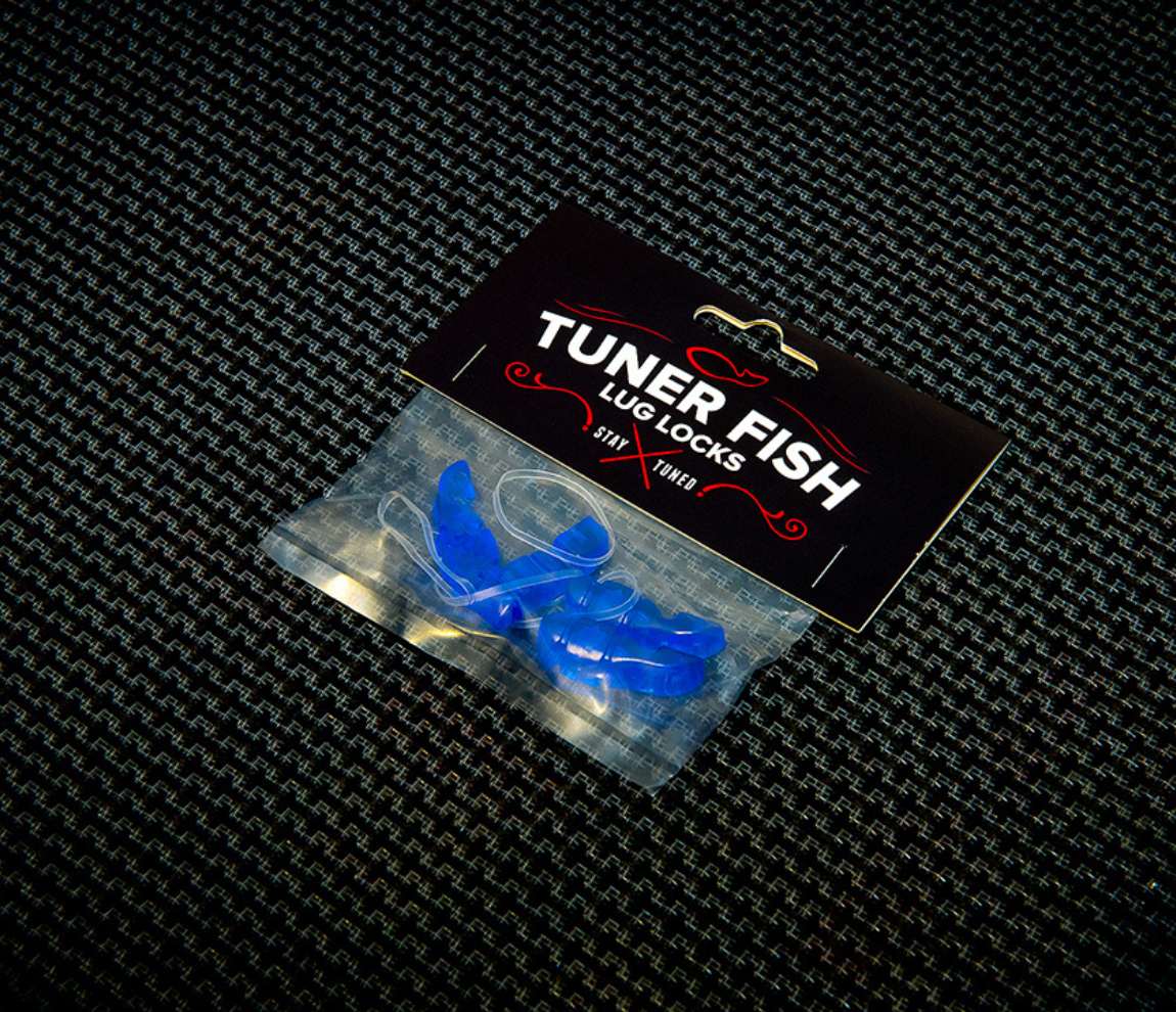 Tuner Fish Lug Locks Blue 4 Pack