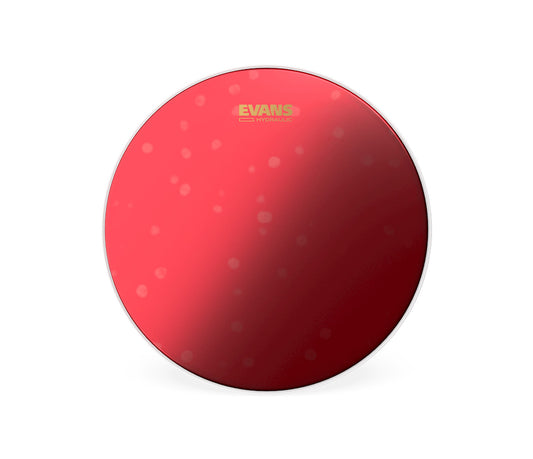 Evans Hydraulic Red Coated 14" Snare Batter, Evans, Drum Heads, Snare Drum Heads, Red, Coated, 14"
