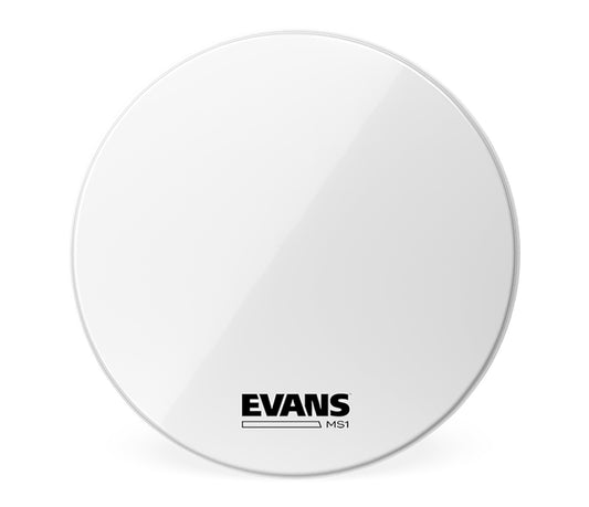Evans MS1 16" White Marching Bass Drum Head