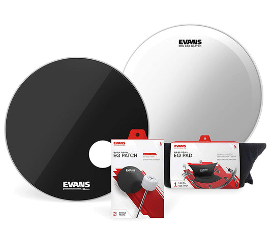 Evans EQ3 22" Bass Drum Head Set