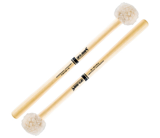 Promark Performer Series Soft Bass Drum Mallet PSMB1S, Promark, Drumsticks & Mallets, Mallets, Hickory, 15" x 2.5", Accessories