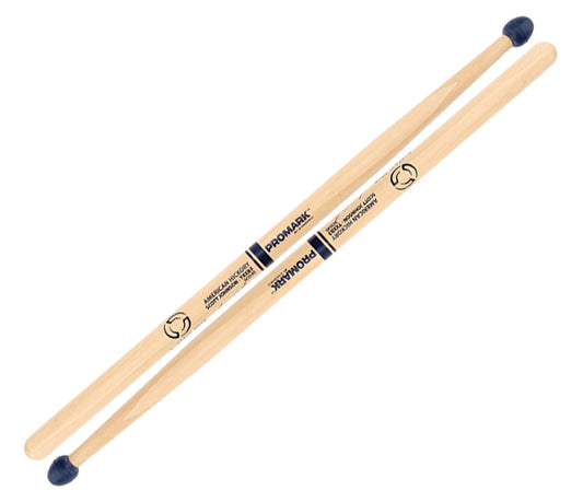 Promark Scott Johnson "Sco-Jo" Rubber X-Beat Practice Sticks, Promark, Drumsticks, Drumsticks & Mallets, Hickory, 17" x 1.5", Accessories