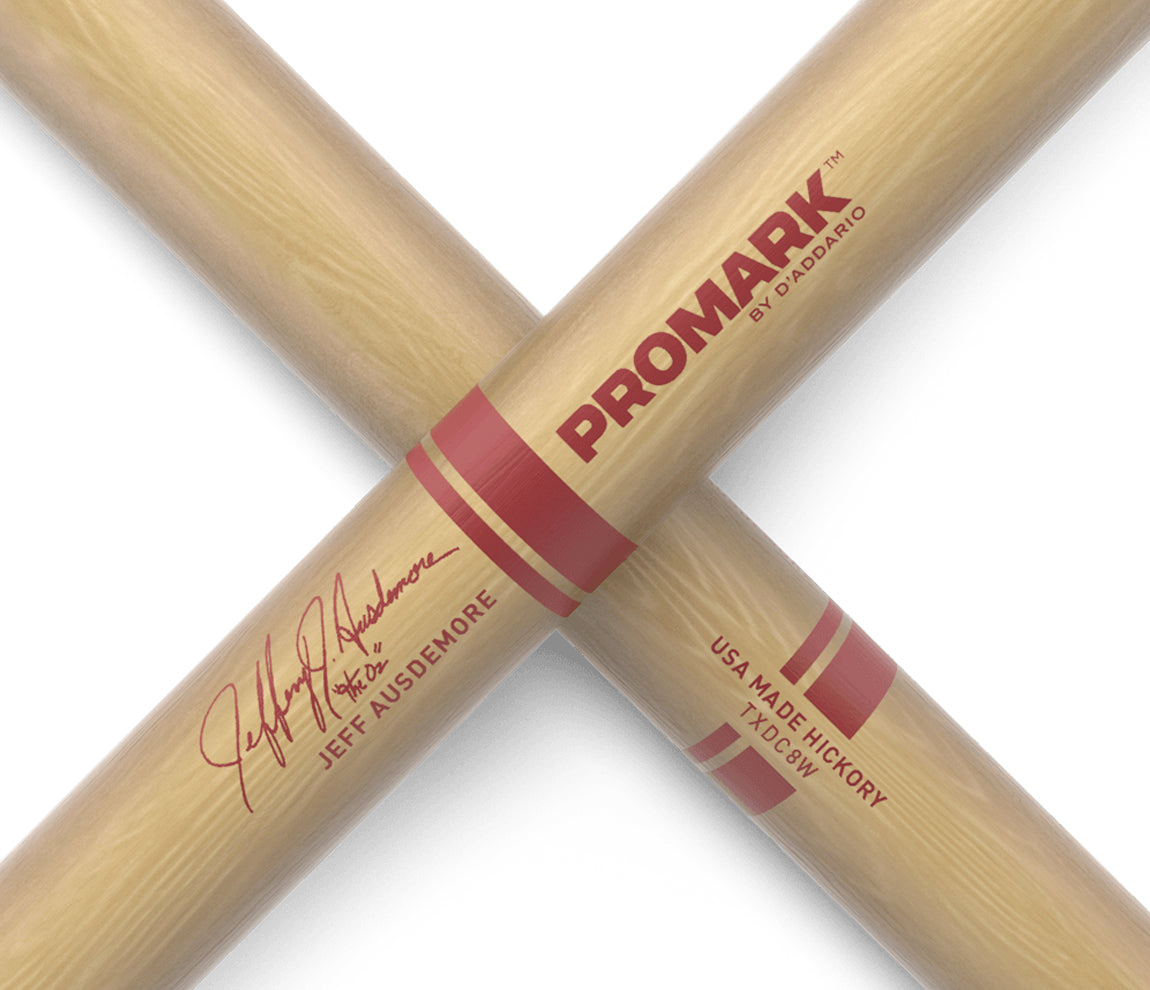 Promark Jeff Ausdemore Signature Marching Hickory Wood Drumsticks